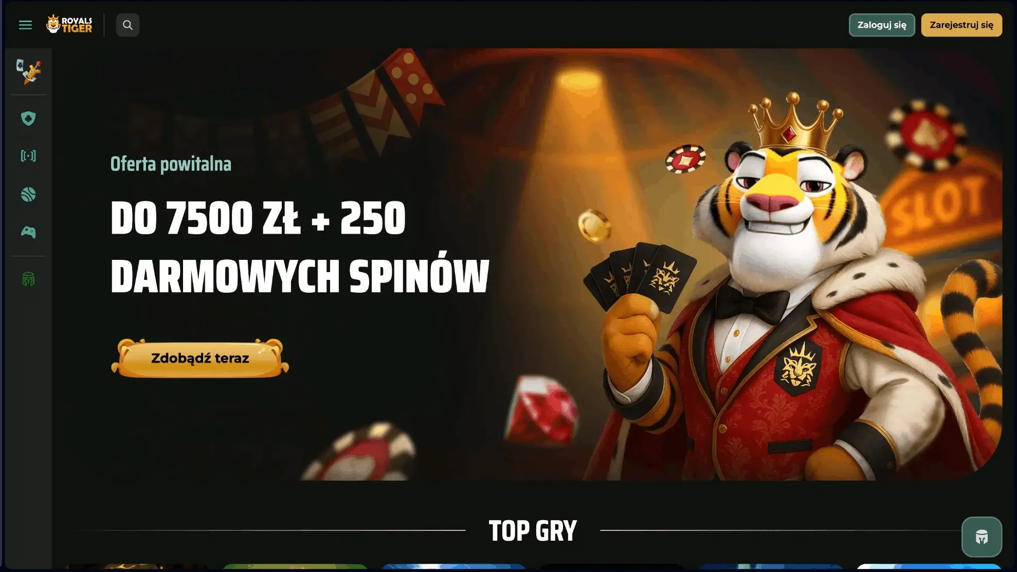 royalstiger casino strona