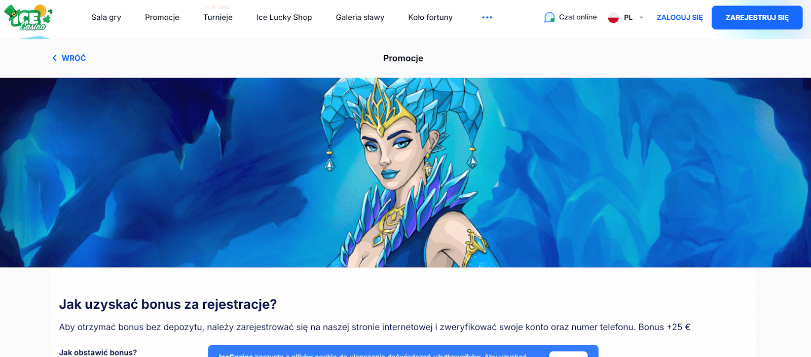 ice casino krok 2