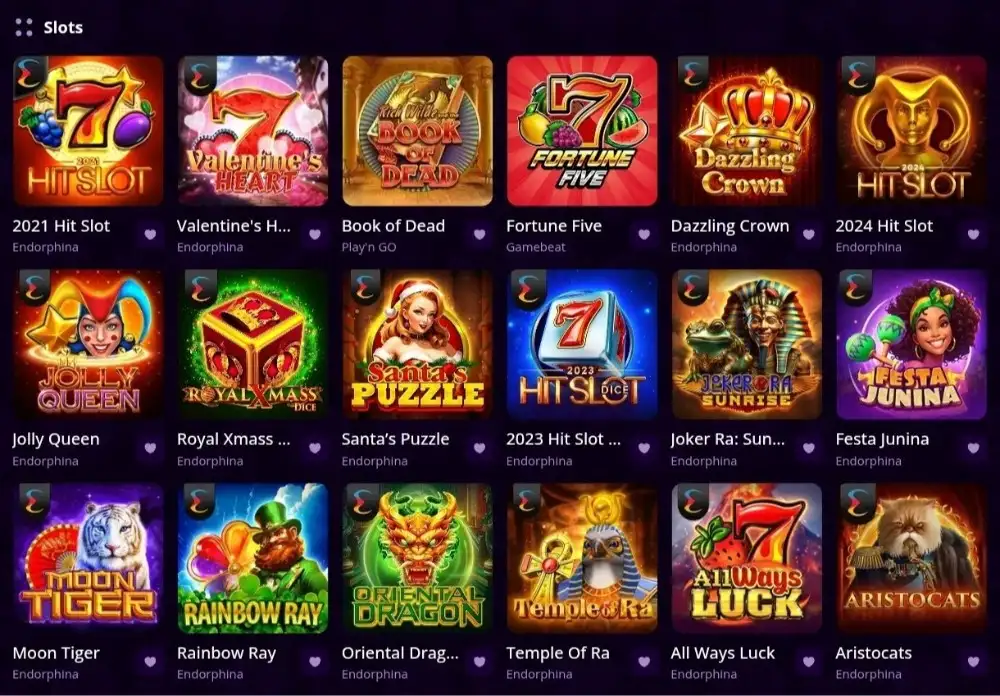 sekcja slotów fastone casino