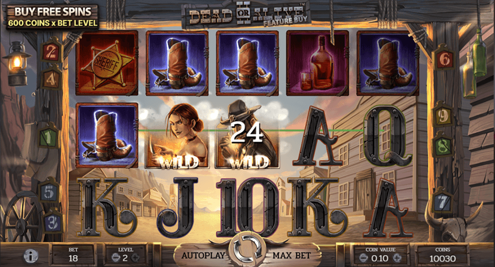 slot dead or alive 2