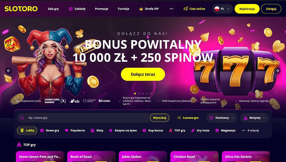 slotoro official online casino
