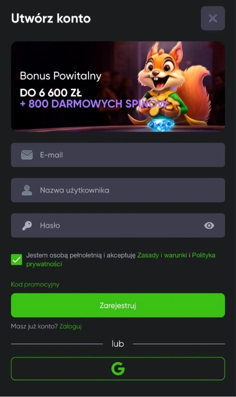 spinline casino rejestracja