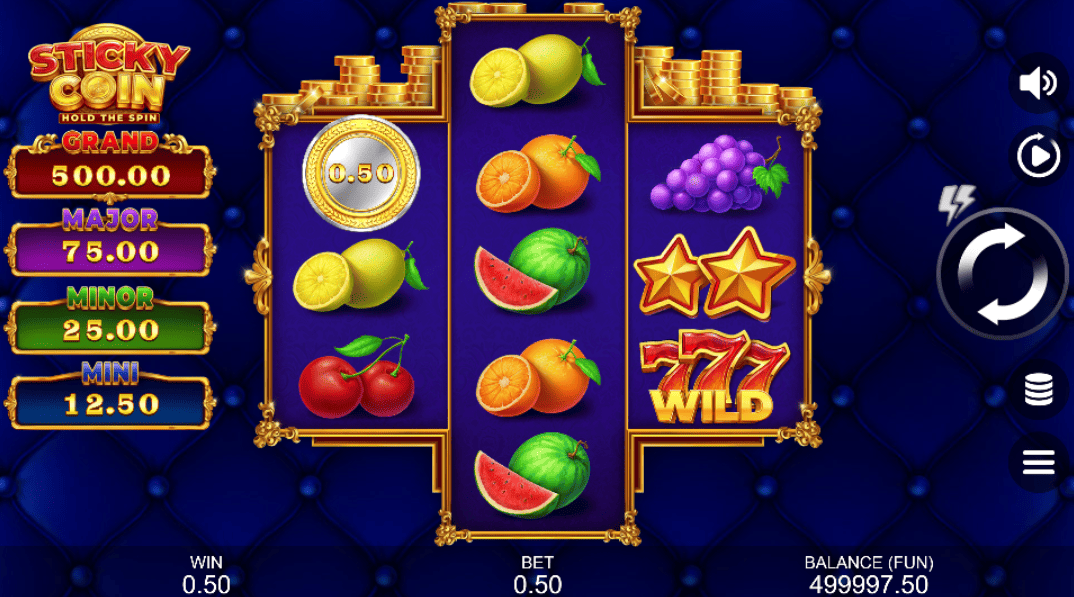 sticky coin hold the spin slot demo