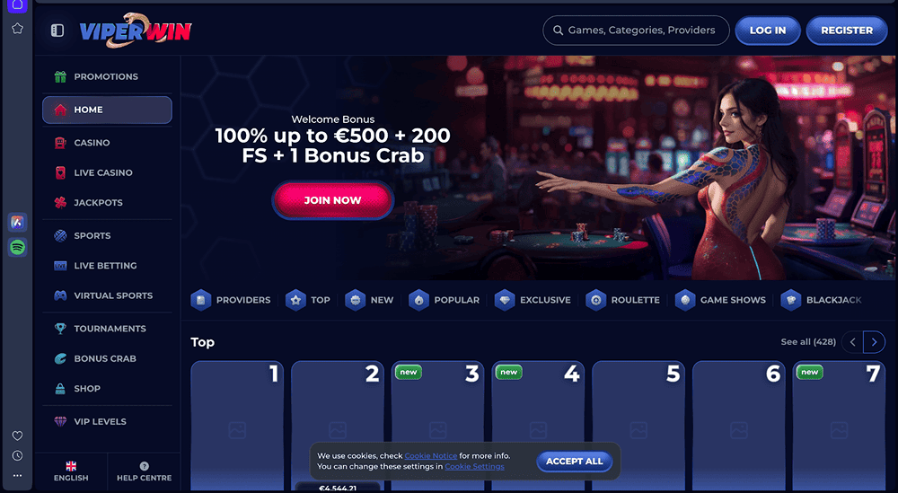 viper win casino strona internetowa